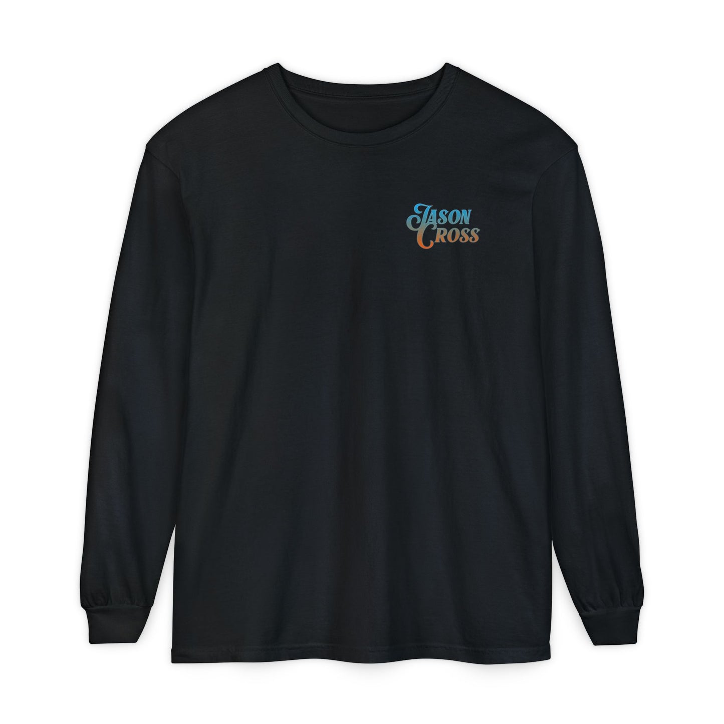 Jason Cross 'Midnight Rider' Long Sleeve Black T Shirt