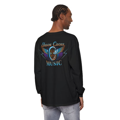 Jason Cross 'Midnight Rider' Long Sleeve Black T Shirt