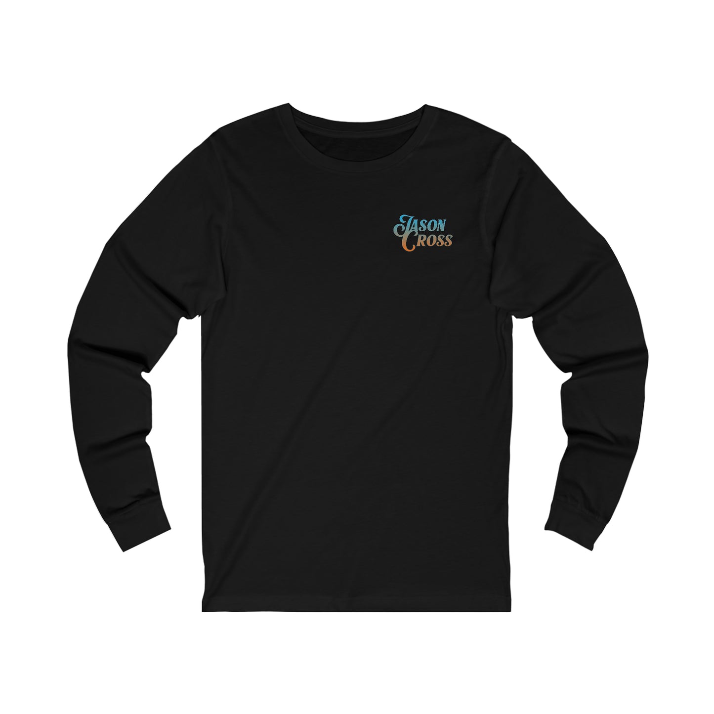 Jason Cross 'Midnight Rider' Long Sleeve Black T Shirt